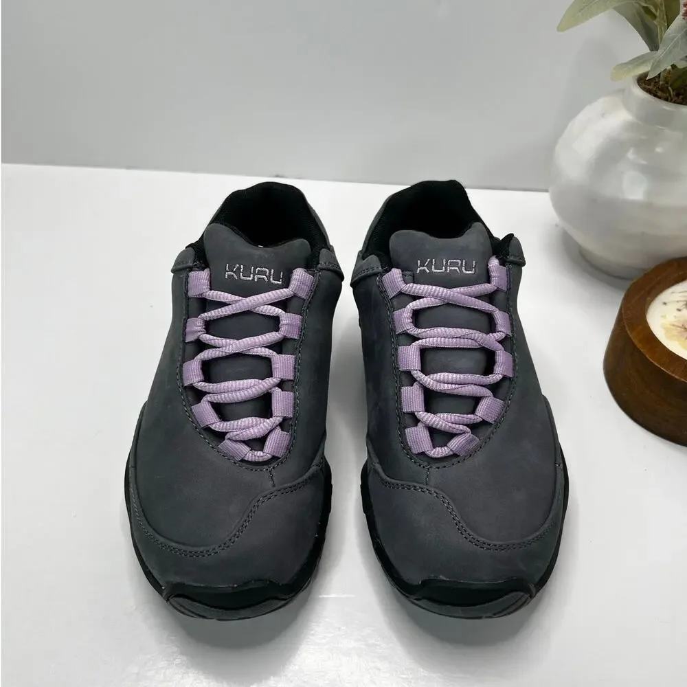 Kuru Chicane Trail Hiking Comfort Sneaker Smoke Gray/Black/Violet Women 6W NWB